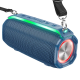 Портативна колонка HOCO HC23 IPX4, BT 5.0, 2x5W, RGB підсвічування, Navy Blue, Box