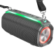 Портативна колонка HOCO HC23 IPX4, BT 5.0, 2x5W, RGB підсвічування, Gray, Box