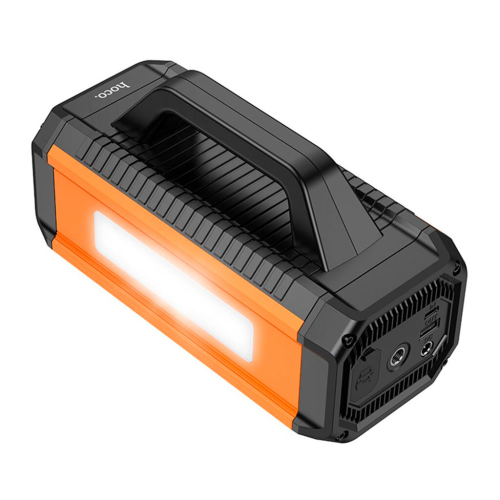 Пусковий прилад для акумулятора автомобіля+ насос HOCO QS4, Power Bank 10000mAh, 2xUSB+ Type-C, корпус пластик, Box