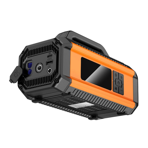 Пусковий прилад для акумулятора автомобіля+ насос HOCO QS4, Power Bank 10000mAh, 2xUSB+ Type-C, корпус пластик, Box