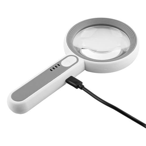 Лупа з підсвічуванням YT6516C, діаметр 65мм, збільшення Х6, 16Led