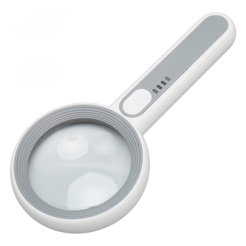 Лупа з підсвічуванням YT7518C, діаметр 75мм, збільшення Х5, 18Led