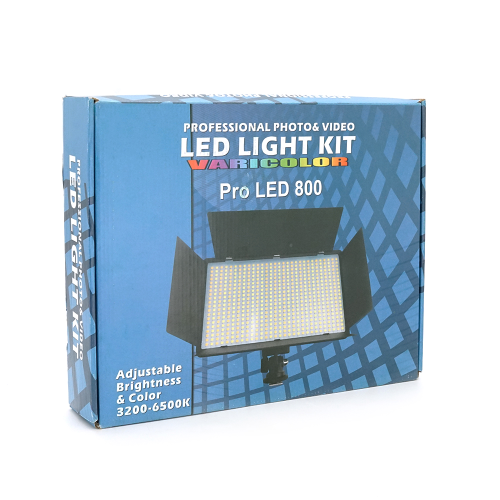 Прожектор YT42165 800LED для фото та відео, 3200-6000К, 290x170mm, Box