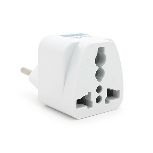 Перехідник на євророзетку TEFAL IT White, 2pin, 250V, 10A, в упаковці 20 штук, ціна за штуку, Q1000