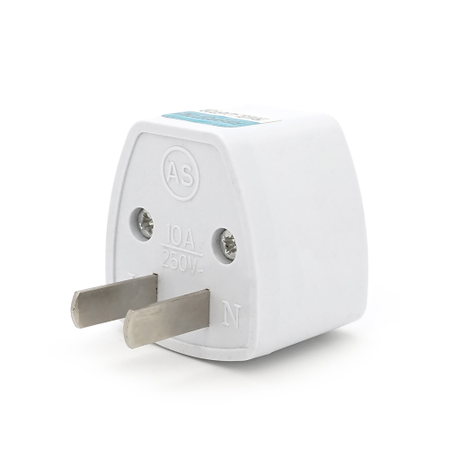 Перехідник на євророзетку TEFAL US White, 2pin, 250V, 10A, в упаковці 20 штук, ціна за штуку, Q1000
