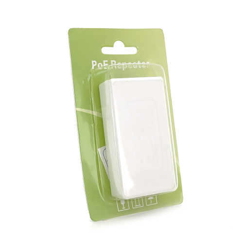 POE подовжувач-дільник RITAR 1 / 2 ( 1 Вх -2 Вих, 10 / 100Mpbs POE ) 44-57V- 24W, Перемикач-100 / 250метрів, White