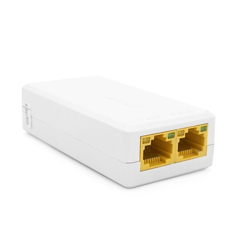 POE подовжувач-дільник RITAR 1 / 2 ( 1 Вх -2 Вих, 10 / 100Mpbs POE ) 44-57V- 24W, Перемикач-100 / 250метрів, White