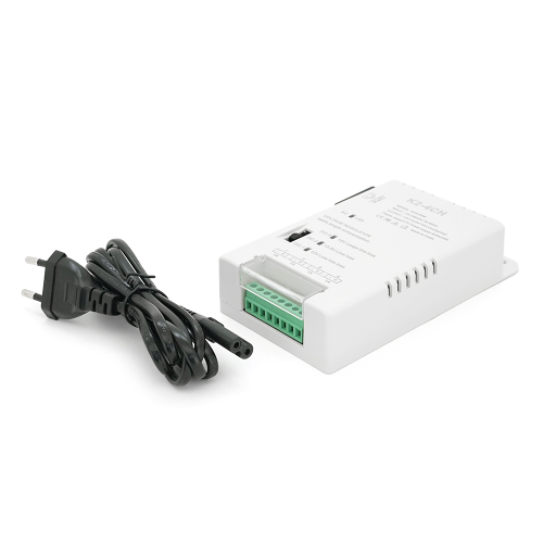 Імпульсний блок живлення з регулюванням напруги 12 / 13,5 / 15V-4.2A / 4CH по 1А, у пластиковому корпусі, 4-х канальний