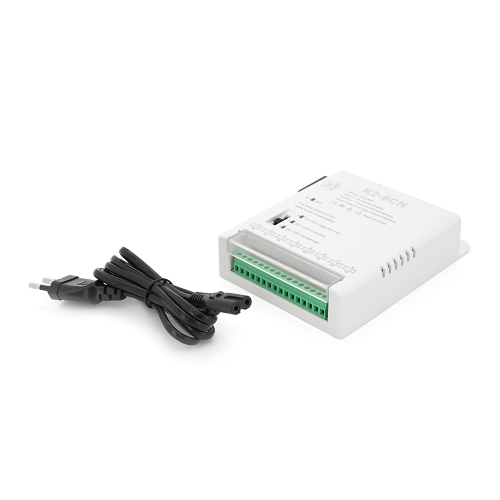 Імпульсний блок живлення з регулюванням напруги 12 / 13,5 / 15V-8A / 8CH по 1А, у пластиковому корпусі, 8-ми канальний