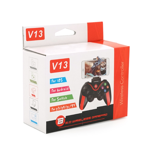 Геймпад бездротовий V13 для Ios / Android / Switch / / PS3 / PS4 / PC / TV, 3.7V, 400mAh, Box