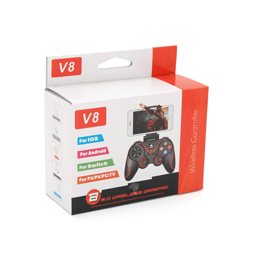 Геймпад бездротовий V8 для Ios / Android / Switch / / PS3 / PS4 / PC / TV, 3.7V, 400mAh, Box