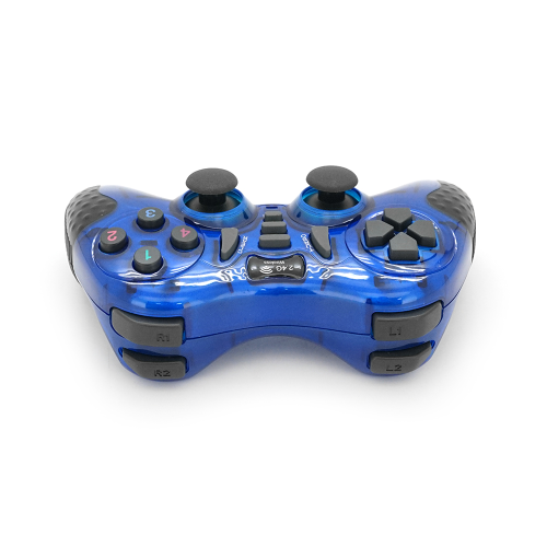Геймпад бездротовий 7 в 1 для PC / PS1 / PS2 / PS3 / PC360 / TV / TV BOX / Android / Win10, живлення від 2*ААА(немає в помплекті), Blue, Blister