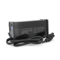 Зарядний пристрій для акумуляторів LiFePo4 48V(58,4V),16S,12A, штекер Triangle plug (T-tipe / C13 / IEC). індикація, 220х122х86mm, 1.5kg