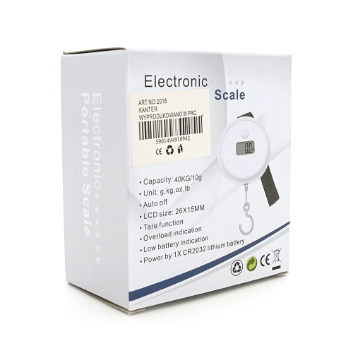 Кантер електронний YT2016, Градація: 10 г, 40кг, живлення 2хАА, корпус - пластик