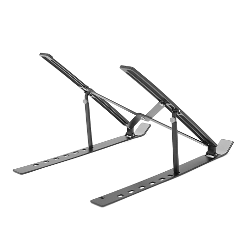 Підставка під ноутбук / планшет SG-002 складана / трансформер, до 17&apos;, алюміній, колір чорний, чохол, 240*190*150 мм, 0,288 кг