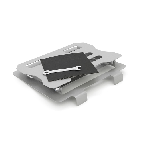 Підставка під ноутбук / планшет L018(стандарт) складана, до 17&apos;, алюміній, колір срібло, 245*225*30 мм, 1,5 кг