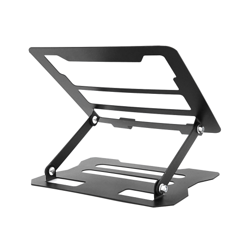 Підставка під ноутбук / планшет L018(стандарт) складана, до 17&apos;, алюміній, колір чорний, 245*225*30 мм, 1,5 кг