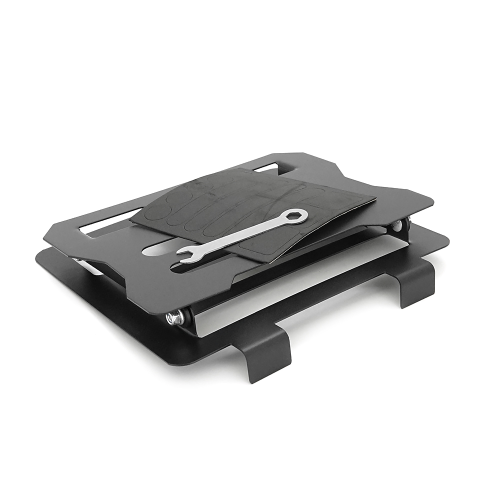 Підставка під ноутбук / планшет L018(стандарт) складана, до 17&apos;, алюміній, колір чорний, 245*225*30 мм, 1,5 кг
