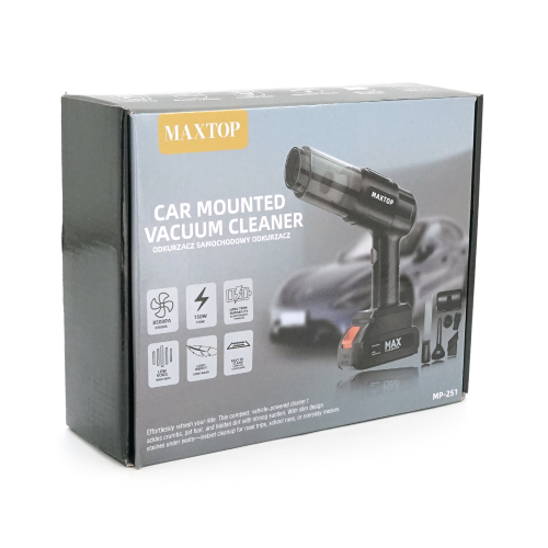 Портативний пилосос бездротовий для авто YT-MP251, Black, Box