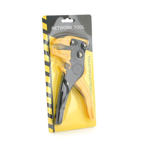 Багатофункціональний інструмент для зачистки і для видалення ізоляції кабелю YTH-783-18, Black-Yellow