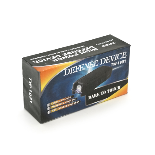 Ліхтар-відлякувач ручний BAILONG X-Balog TW-1901B. LED, струм 8000KV, 130W, Li-ion вбудований 4 000 mAh, Black, IP44, USB, 100х40х20мм, BOX