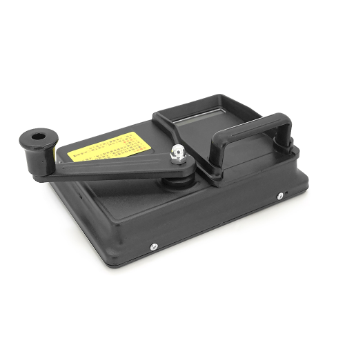 Машинка для скручування сигарет 8,0mm ручна, дводоріжкова, з пресом та протяжкою, нержавіюча сталь, чорний, Box