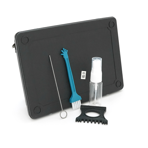 Машинка для скручування сигарет 8,0mm ручна, дводоріжкова, з пресом та протяжкою, нержавіюча сталь, чорний, Box