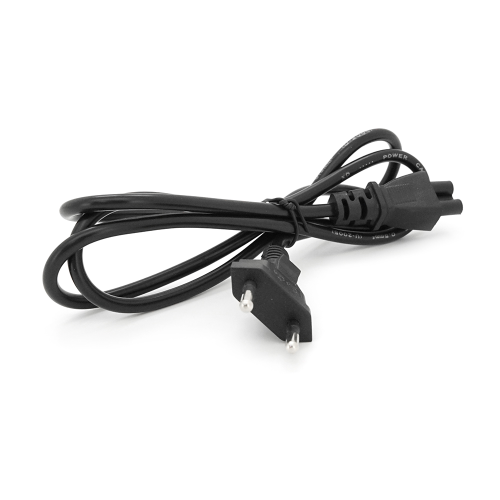 Кабель живлення 1.2m, 0.5mm, PC-184 / 2 CEE7 / 16-C5 3 pin (для побутової техніки), Black