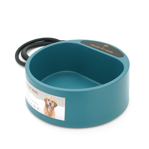 Миска для води Merlion, LS-1601, з підігрівом, для тварин, ABS, підвісна, кругла, зелений