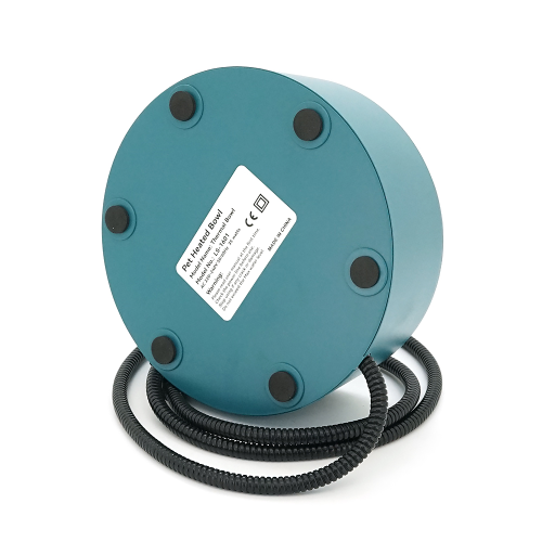 Миска для води Merlion, LS-1601, з підігрівом, для тварин, ABS, підвісна, кругла, зелений