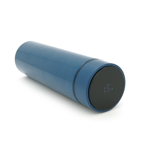 Термос для чаю Merlion SUS-304Be з нержавіючої сталі, із ситечком, з LED дисплеєм, 230*65мм, об&apos;єм 480 мл., 400гр. синій