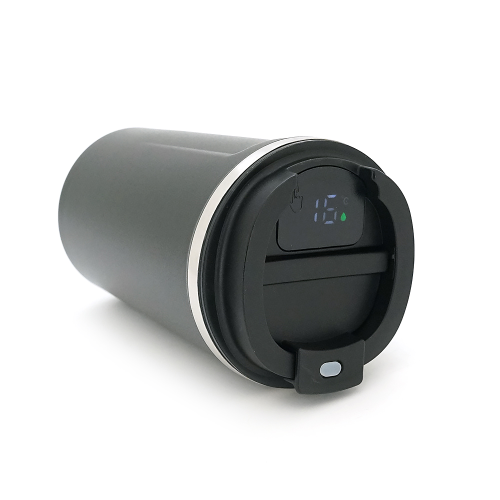 Термокухоль Merlion з нержавіючої сталі, c LED дисплеєм, об'єм 510 мл., чорний