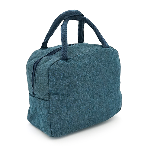 Сумка для ланч-бокса Panda, алюминевая термоизоляция, ткань, 220*110*190мм, blue