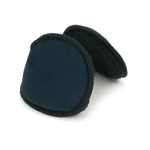 Зимові теплі амбушюри / навушники, плюш / оксамит, синій
