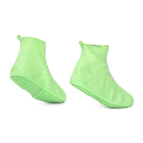 Латексні бахіли від води та бруду, потовщені, силіконові, р.31-33, зелені