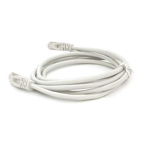 Патч-корд литий MERLION, FTP, RJ45, Cat.5e, 2m, сірий, CCA, Q200
