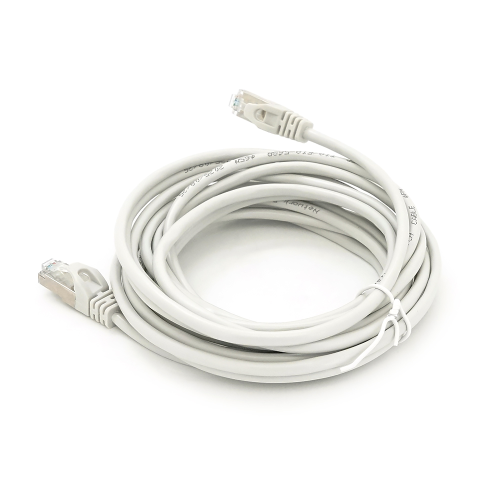 Патч-корд литий MERLION, FTP, RJ45, Cat.5e, 5m, сірий, CU, Q200