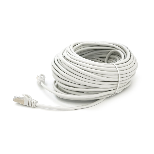 Патч-корд литий MERLION, FTP, RJ45, Cat.5e, 30m, сірий, CU, Q200