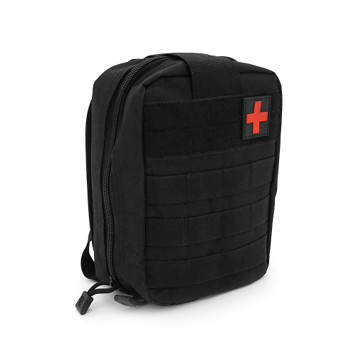 Туристична сумка з набором для виживання, 35 предметів, пиловлагонепроникна, на змійці, (ножиці, лопатка, топорик.ліхтарик, та ін,) 20*30*10см