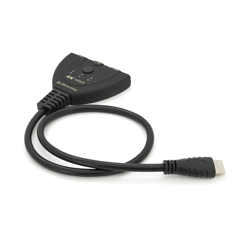 Розгалужувач HDMI 1=&amp;gt;3 порти, 4К, кабель 30см, Box