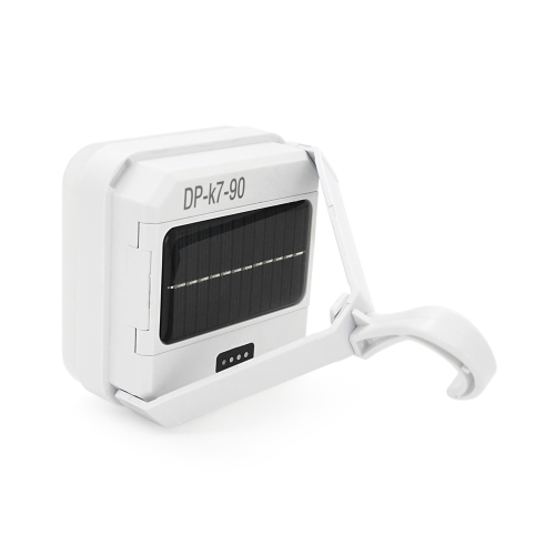 Ліхтарик для кемпінгу DP-K7-90+Solar, 3 режими, корпус-пластик, ударостійкий, ip44, акум 2*18650, гачок, USB кабель, White, BOX
