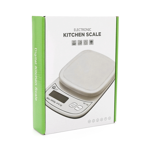 Ваги точні кухонні з круглою чашкою YT-158A, 0,001-10 кг, живлення 2 батарейки АА, Box