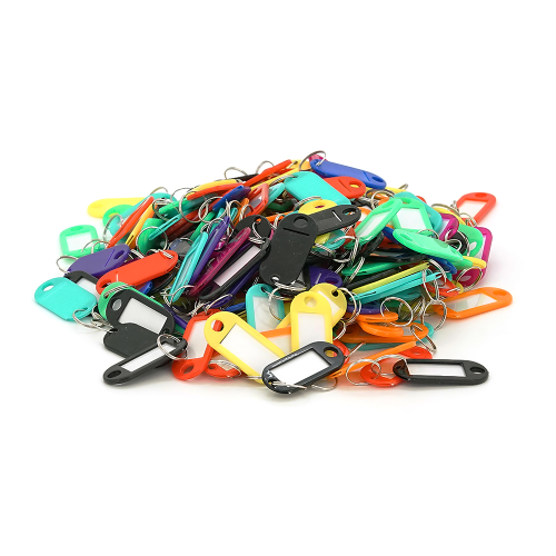 Номерна бірка NumberTag для ключів MiX кольорів, 48*22мм, упаковка 200шт