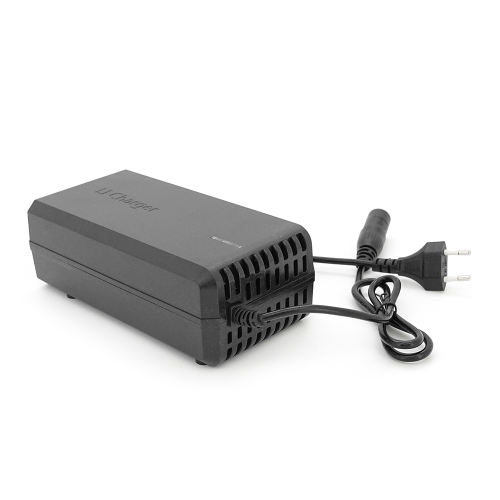 Зарядний пристрій Jinyi для акумуляторів Li-ion 72V6A(84V),20S,штекер 3-pin,з індикацією,BOX