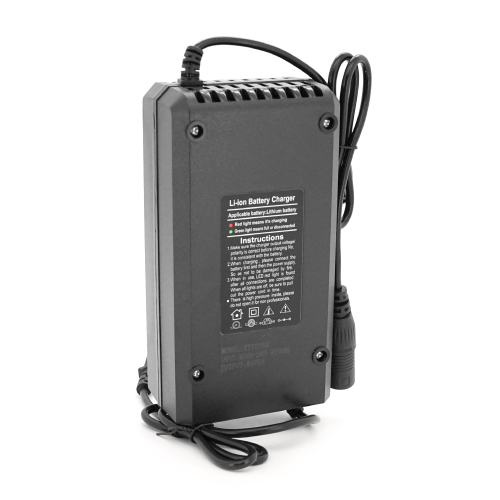 Зарядний пристрій Jinyi для акумуляторів Li-ion 72V6A(84V),20S,штекер 3-pin,з індикацією,BOX