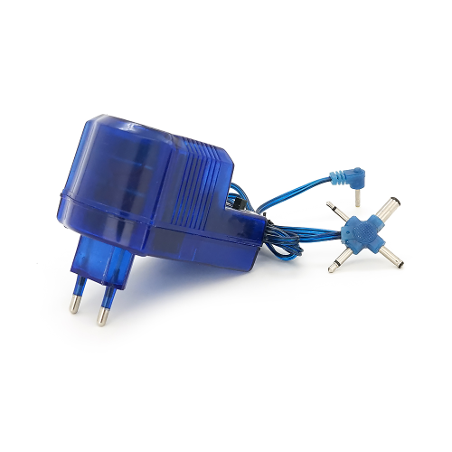 Адаптер живлення VE-302 з регулюванням 1,5V-12V 1.2A, штекер 5,5*2,1, jack3,5, LED - індикація