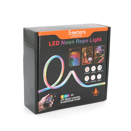 Світлодіодна стрічка Neon RGB 5 метрів, живлення від USB