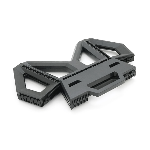 Складаний табурет Voltronic, пластик, до 150 кг, 240х280х340 мм, колір: чорний