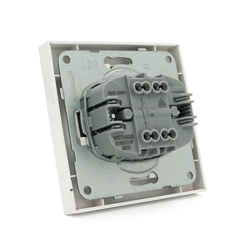 Вимикач Panasonic Karre Plus 55 одноклавішний з підсвічуванням, білий