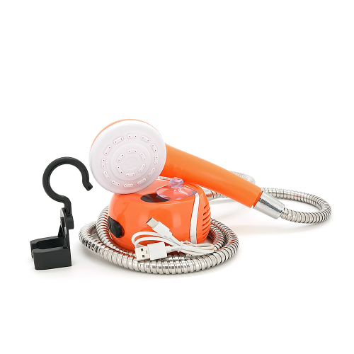 Портативний акумуляторний душ YT43870 з помпою, акумулятор 2200mAh, Orange / Black, Box